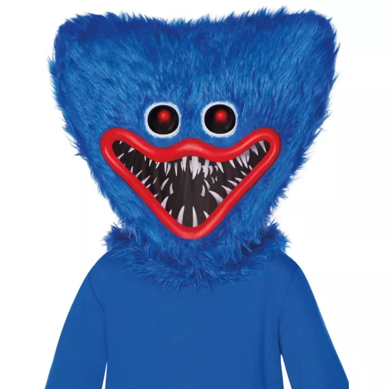 Light-Up Huggy Wuggy Full Mask - Poppy Playtime BLUE CHILD ONE SIZE