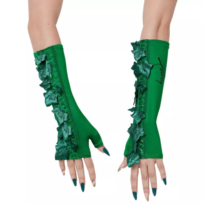 Poison Ivy Gloves - DC Villains GREEN ONE SIZE FITS MOST
