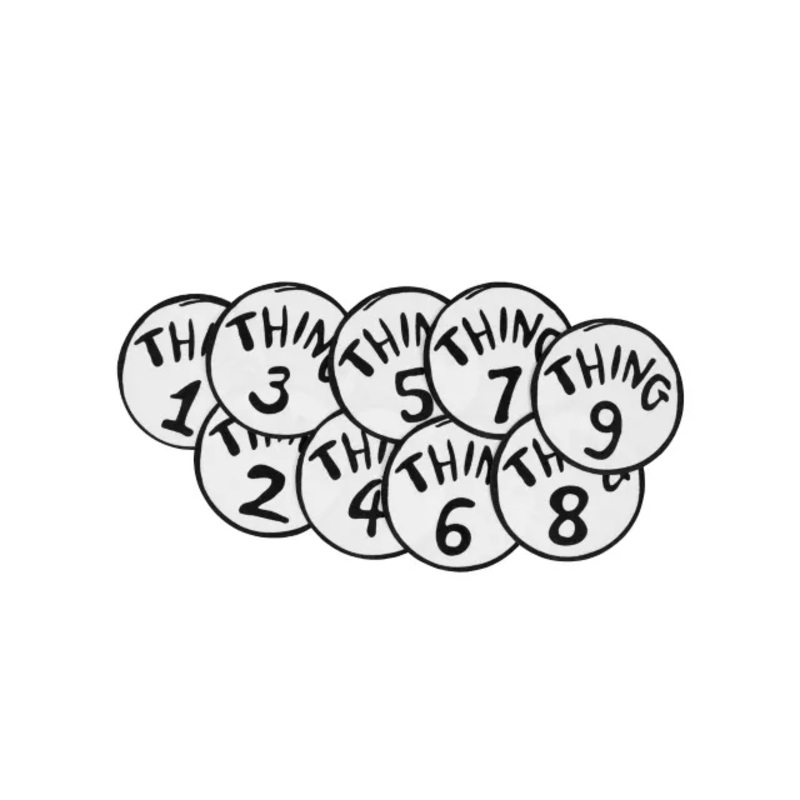 Separate Thing Numbers - Dr. Seuss  No Size