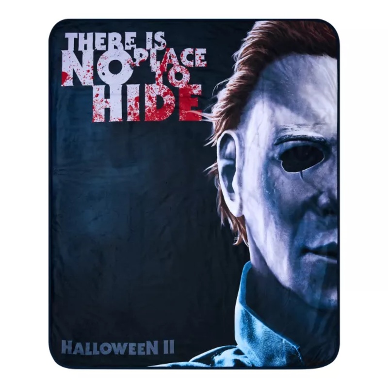 There Is No Place to Hide Fleece Blanket - Halloween II MULTI-COLOR 60 IN X 50 IN