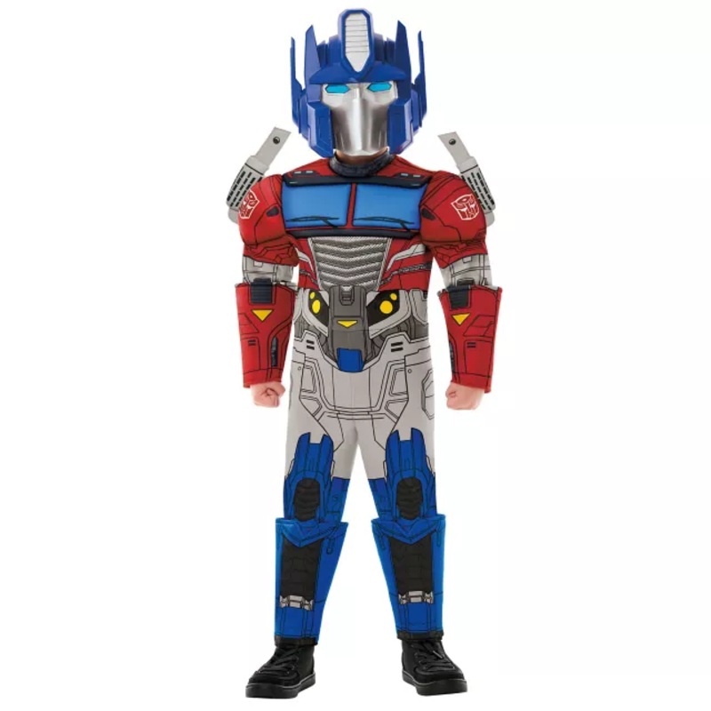 Toddler Optimus Prime Muscle Suit Costume - Transformers GREY / BLUE 3T - 4T