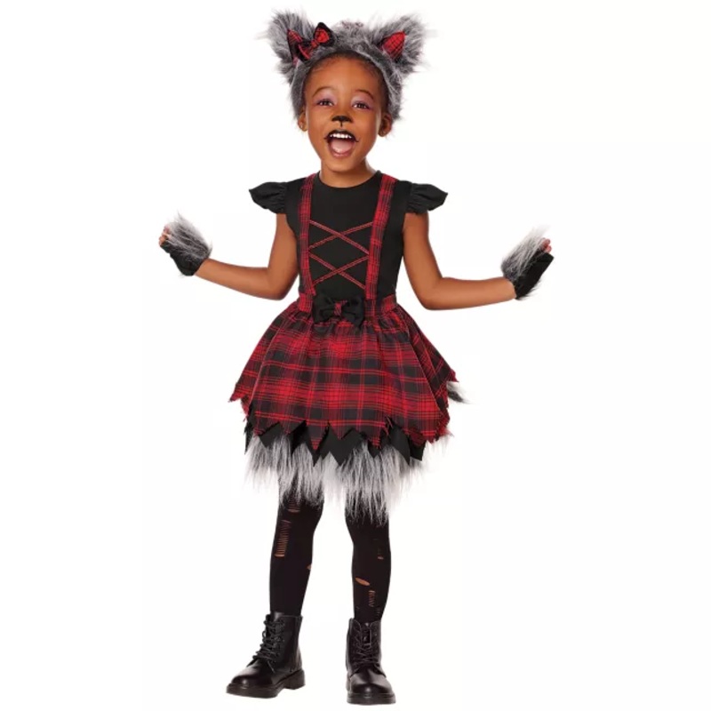 Toddler Wolf Cutie Costume RED 2T