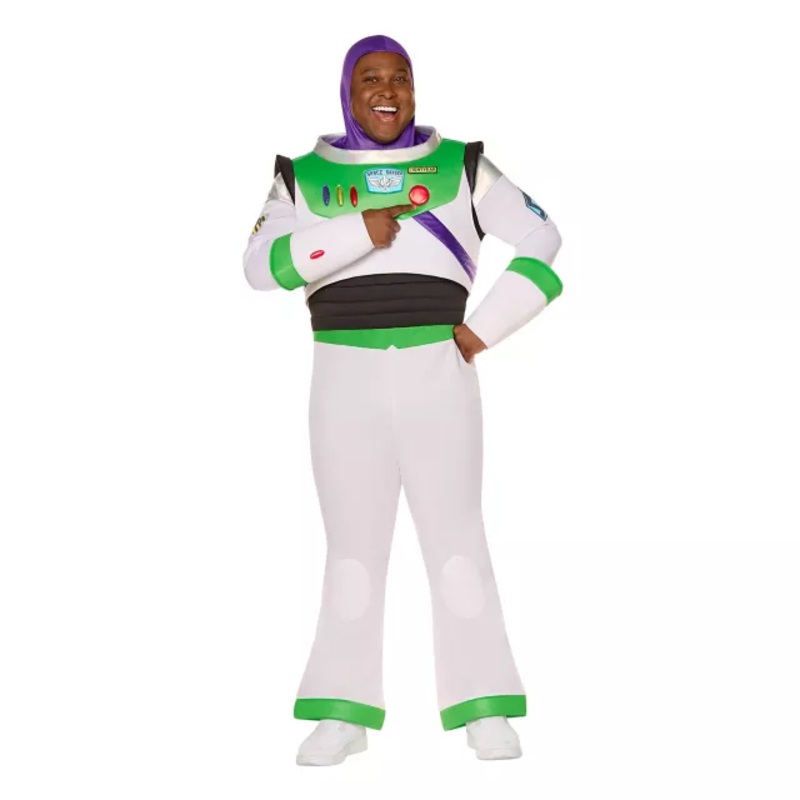 Adult Buzz Lightyear Plus Size Costume - Toy Story WHITE 2X