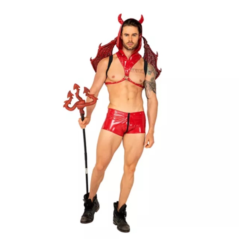 Adult Lucifer Desire Devil Costume RED ADULT SMALL