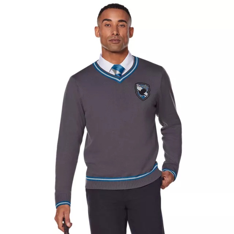 Adult Ravenclaw Sweater - Harry Potter GRAY ADULT MEDIUM