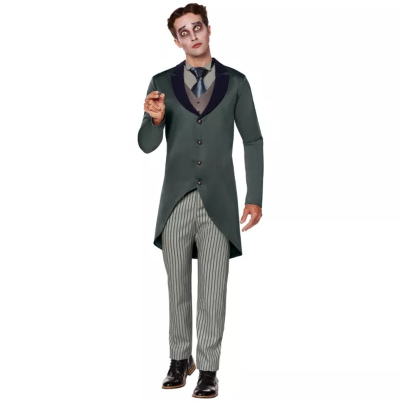 Adult Victor Van Dort Costume Deluxe - Corpse Bride MULTI-COLOR ADULT MEDIUM