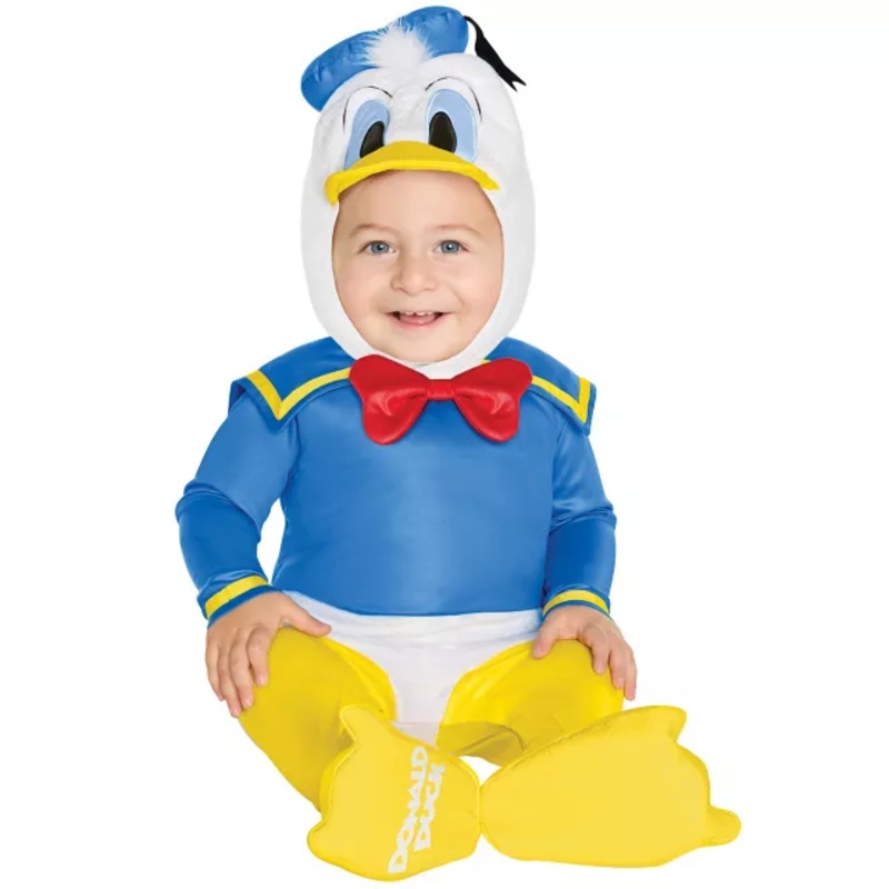 Baby Donald Duck Costume - Mickey and Friends BLUE / WHITE 0 TO 6 MONTHS