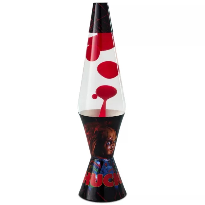 Chucky 17 Inch Lava Lamp Red  32 OUNCE