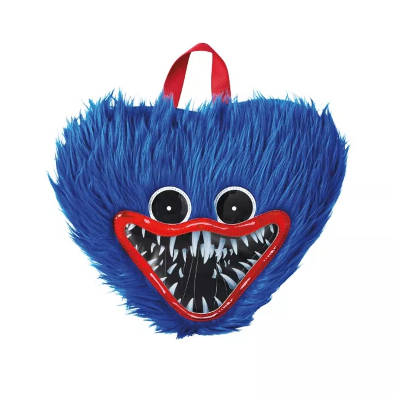 Huggy Wuggy Plush Backpack - Poppy Playtime BLUE CHILD ONE SIZE