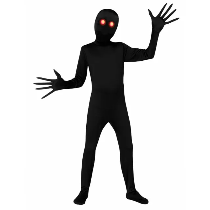 Kids Fade Eye Skin Suit Costume BLACK CHILD SMALL