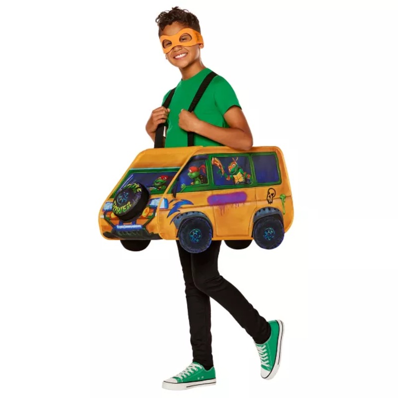 Kids The Party Wagon Ride-Along Costume - Teenage Mutant Ninja Turtles MULTI-COLOR CHILD ONE SIZE