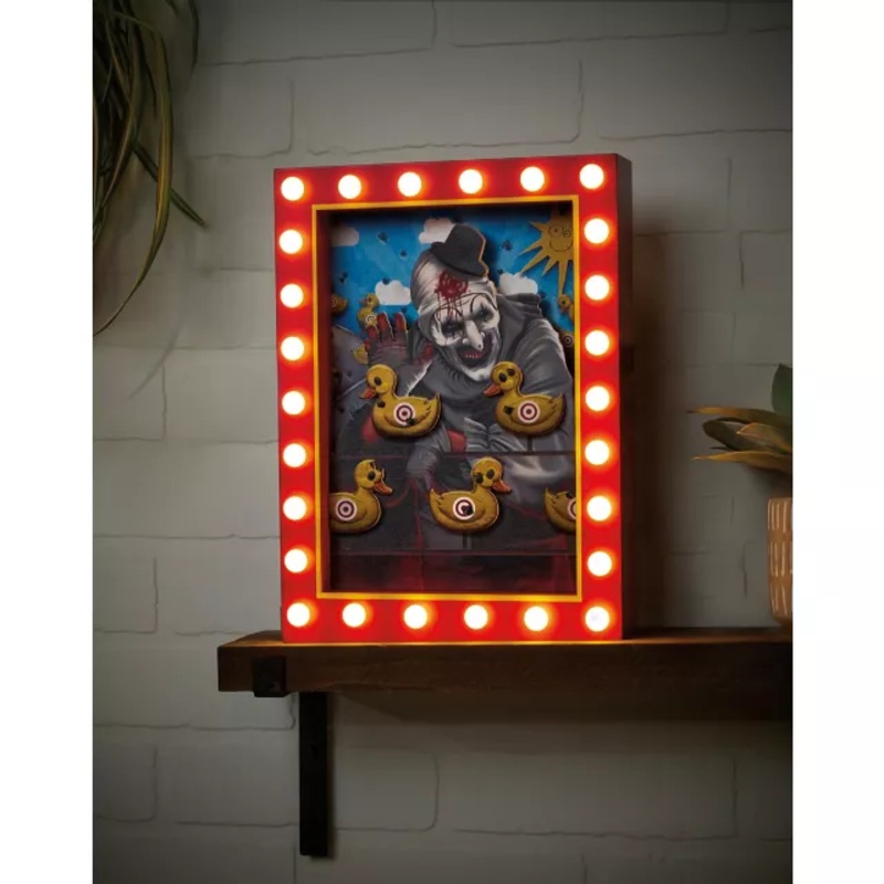 Light-Up Art the Clown Bullseye Sign - Terrifier MULTI-COLOR 12 INCHES