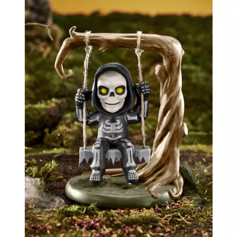 Lil Skelly Bones Collectible Statue BLACK AND WHITE