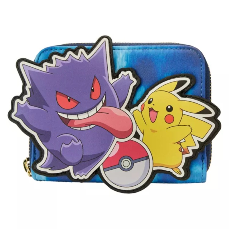 Loungefly Pikachu x Gengar Zip Wallet - Pokmon MULTI-COLOR