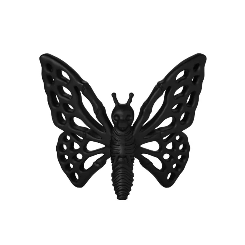 Mystical Arts Black Moth Tabletop Statue BLACK