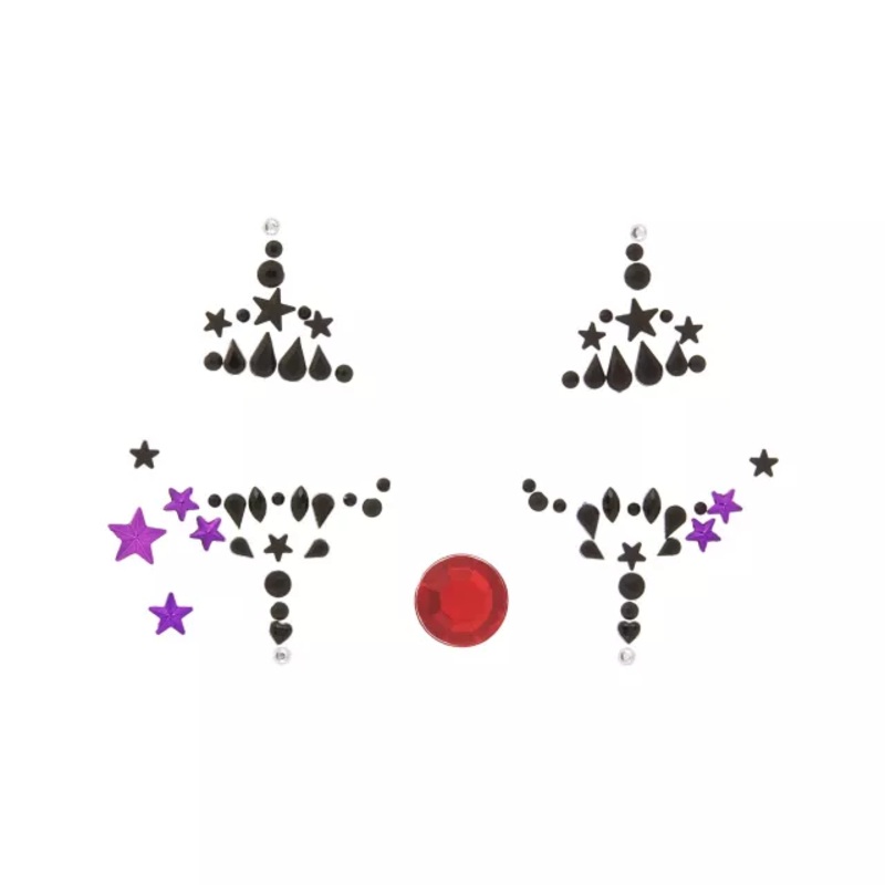 Scary Clown Face Decal MULTI-COLOR