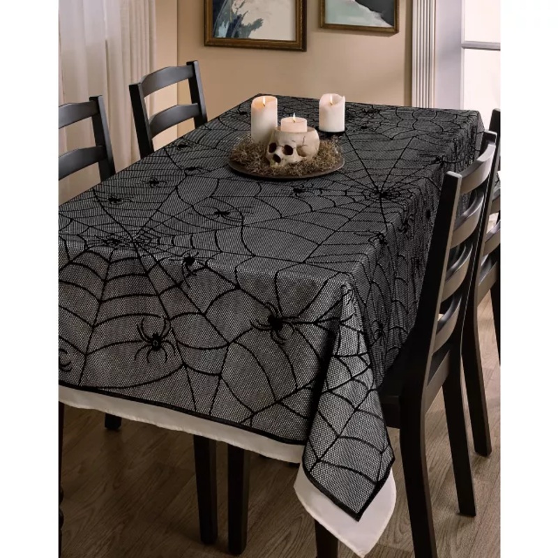 Spider Web Tablecloth BLACK ONE SIZE FITS MOST