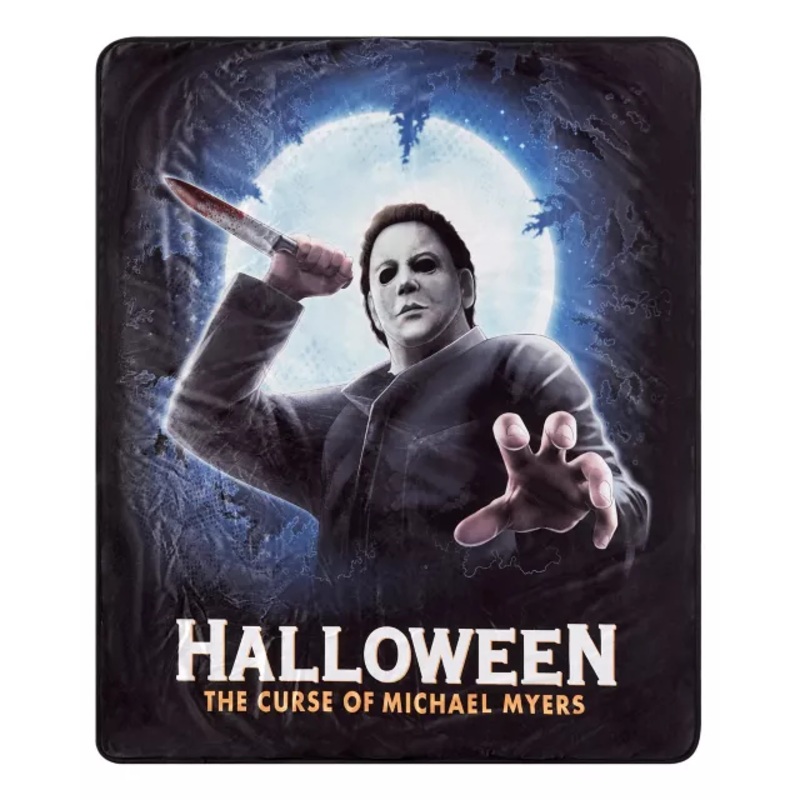 The Curse of Michael Myers Fleece Blanket - Halloween MULTI-COLOR 60 IN X 50 IN