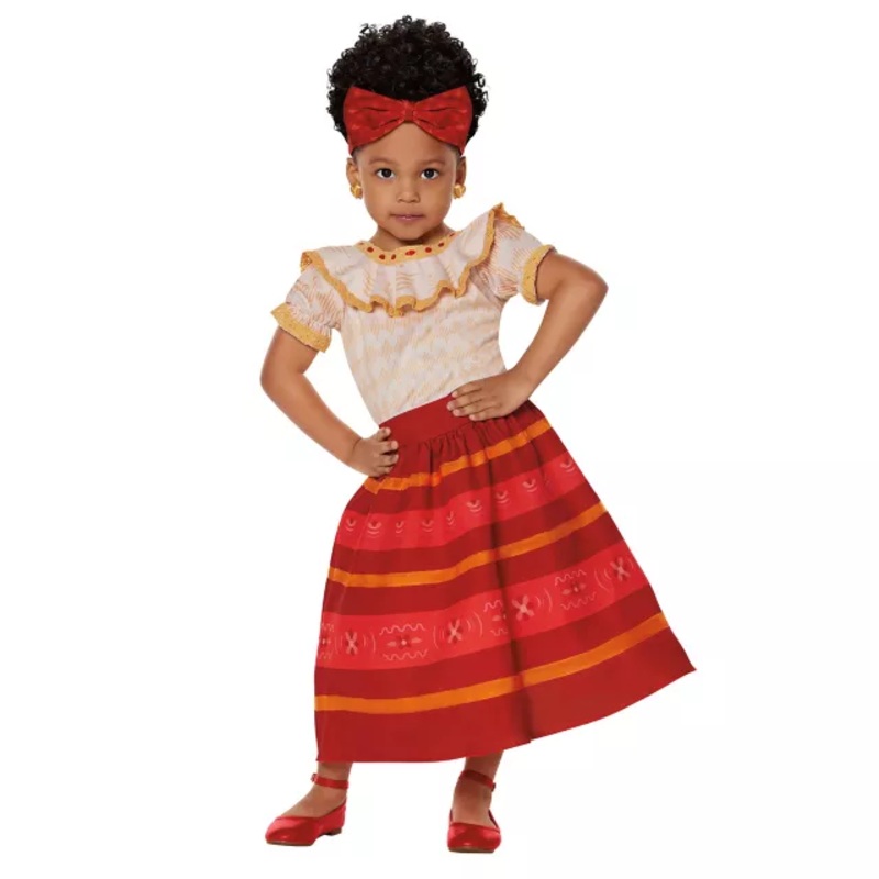 Toddler Dolores Costume - Encanto RED AND WHITE 2T