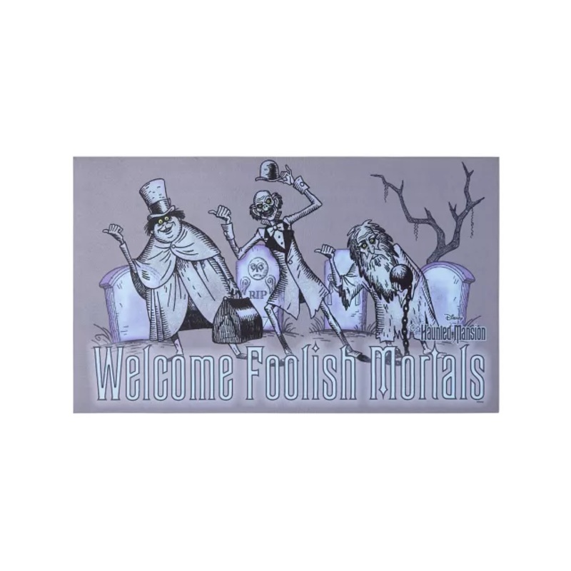 Welcome Foolish Mortals Doormat - The Haunted Mansion MULTI-COLOR ONE SIZE FITS MOST