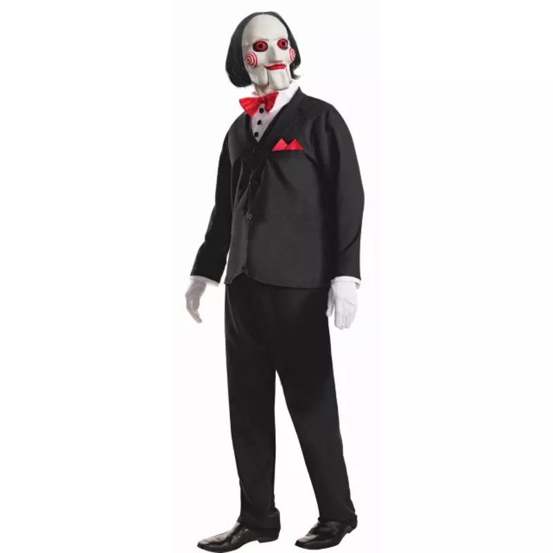 Adult Billy the Puppet Costume - Saw BLACK ONE SIZE FITS MOST