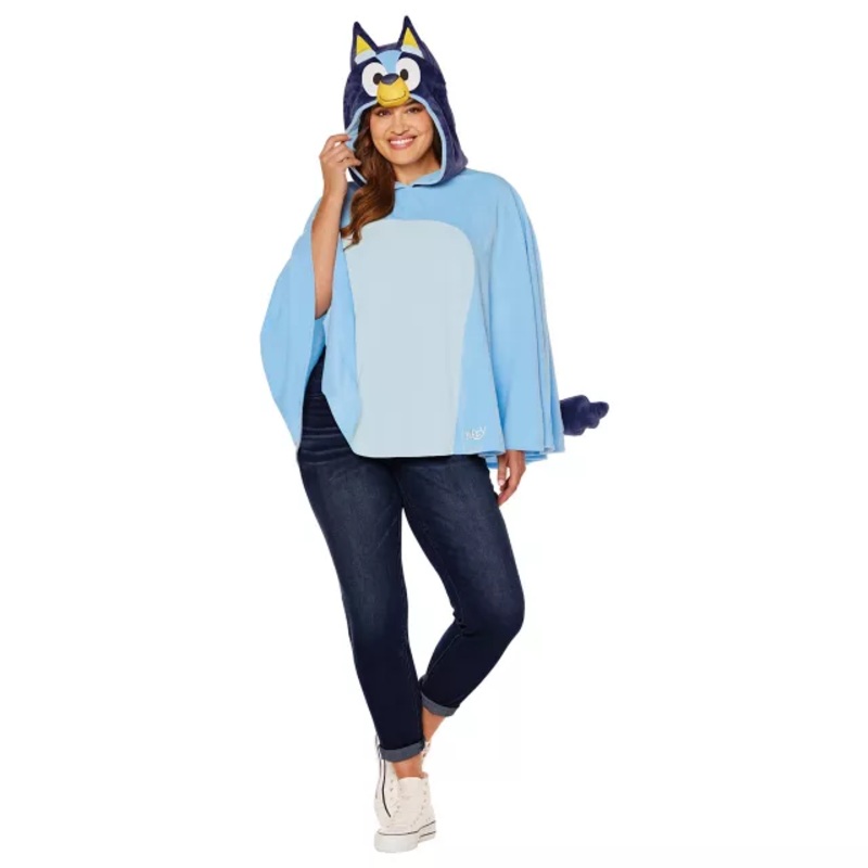 Adult Bluey Plus Size Costume Top BLUE 1X