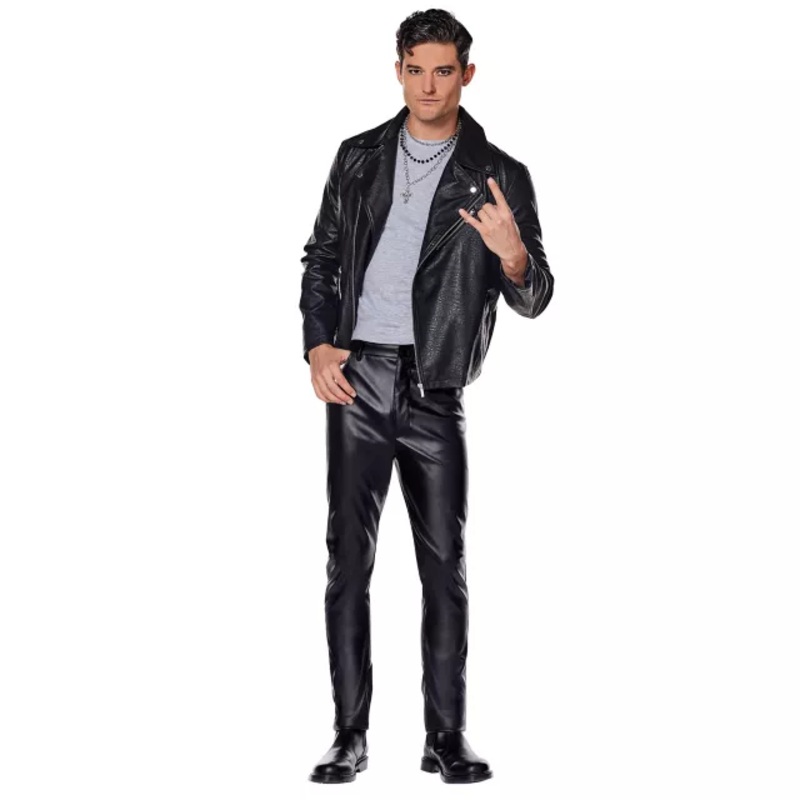 Adult Leather Pants BLACK ADULT MEDIUM