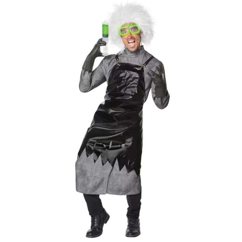 Adult Mad Scientist Costume MULTI-COLOR SMALL/MEDIUM