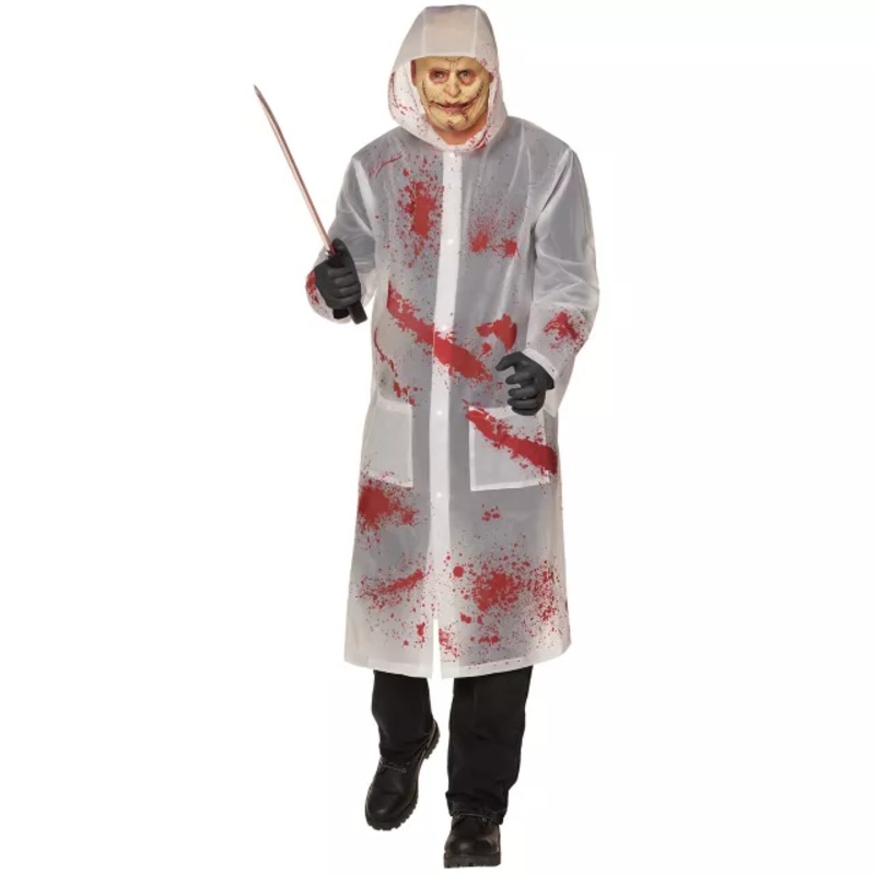 Adult Serial Killer Costume RED AND WHITE SMALL/MEDIUM