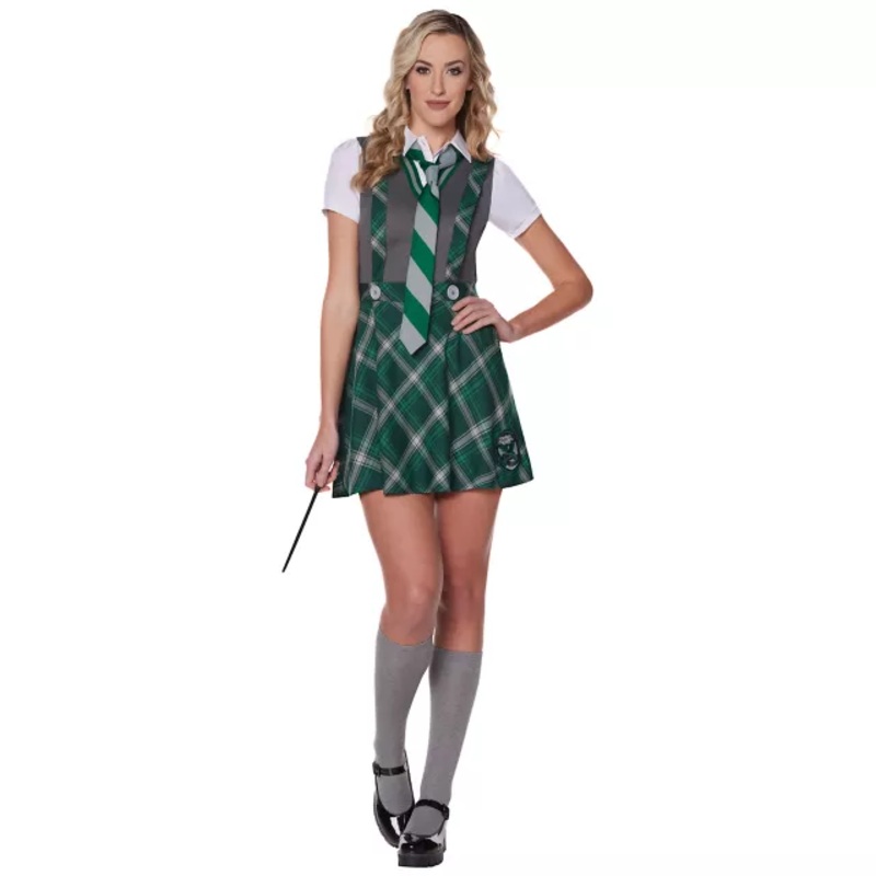 Adult Slytherin Dress Costume - Harry Potter GREEN ADULT EX SMALL