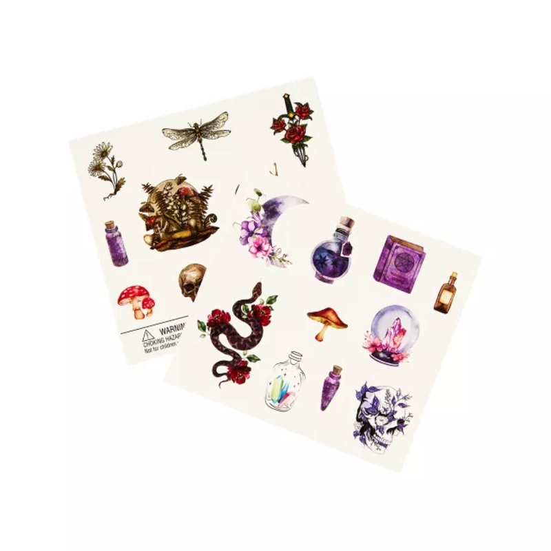 Earthy Fairy Assorted Temporary Tattoos - 20 Pack MULTI-COLOR