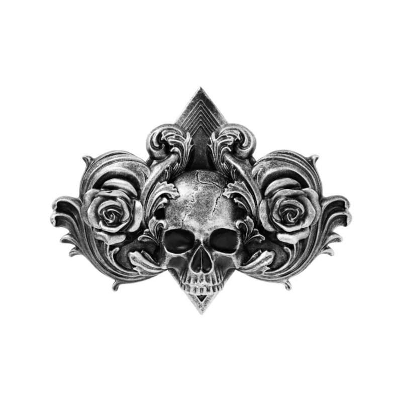 Gothic Noir Skull Wall Decor BLACK
