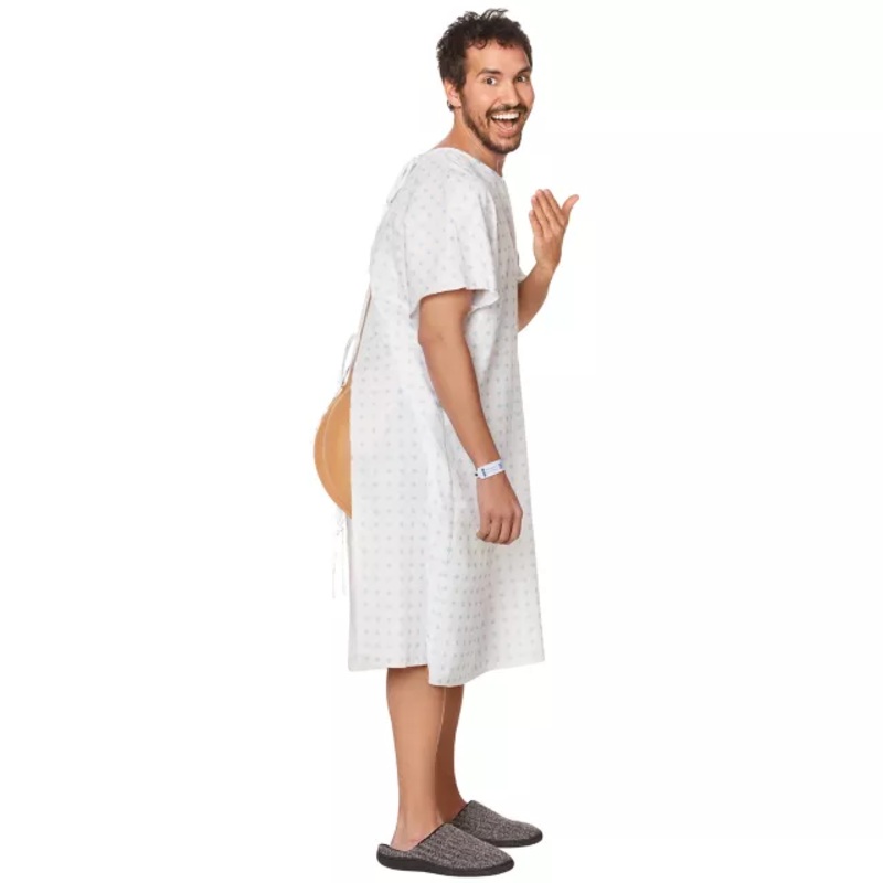 Hospital Gown Plus Size Costume Kit WHITE 2X