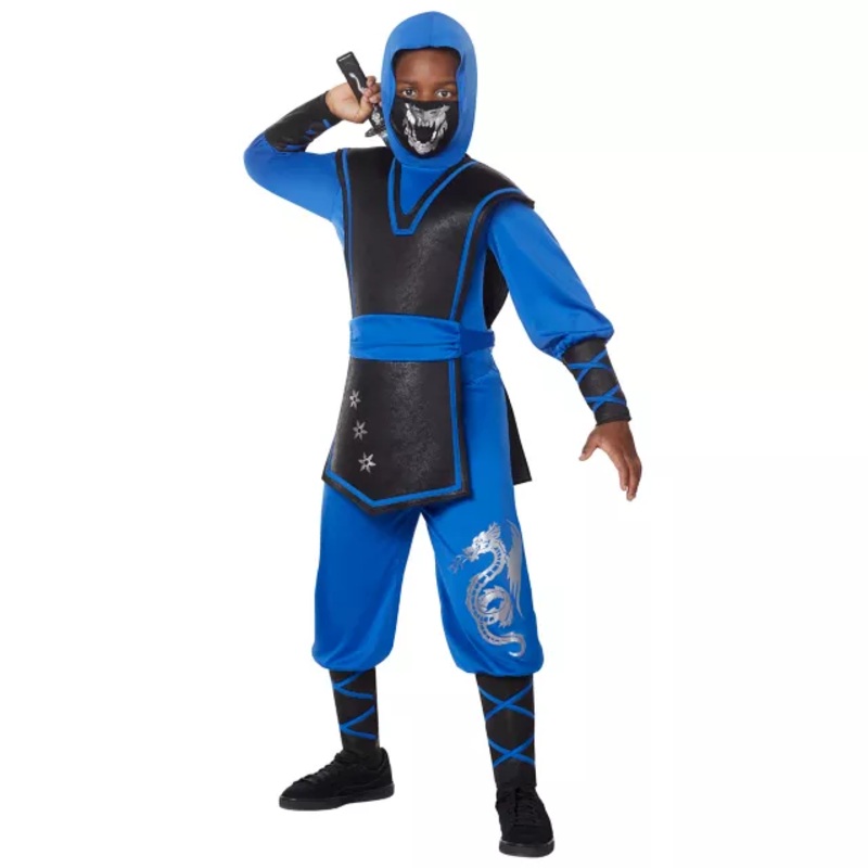 Kids Blue Ultimate Ninja Costume BLUE CHILD EXTRA SM