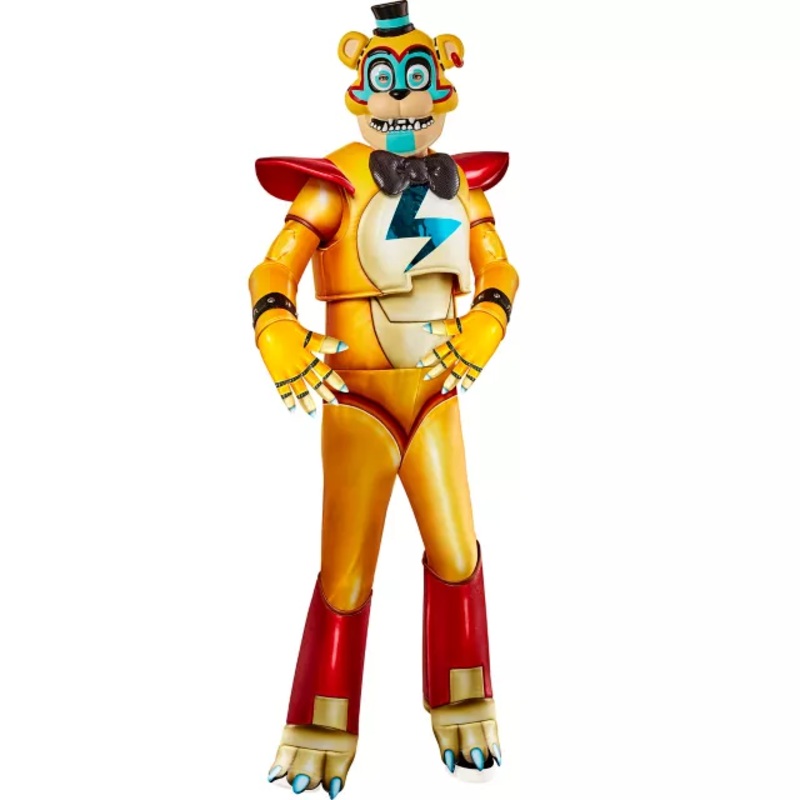 Kids Glamrock Freddy Costume - Five Nights at Freddy's ORANGE CHILD SMALL
