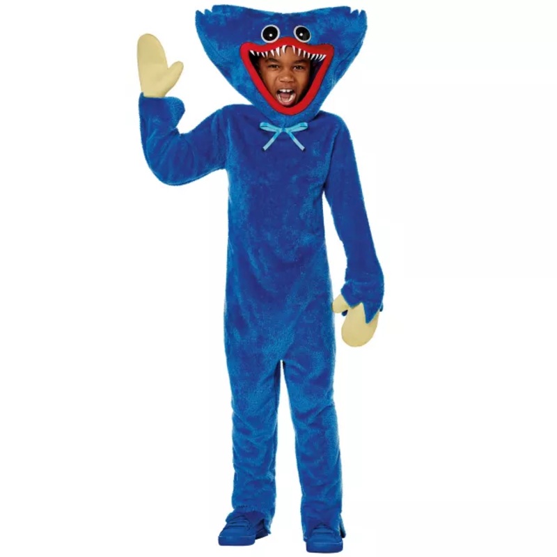 Kids Huggy Wuggy Costume - Poppy Playtime BLUE CHILD EXTRA SM