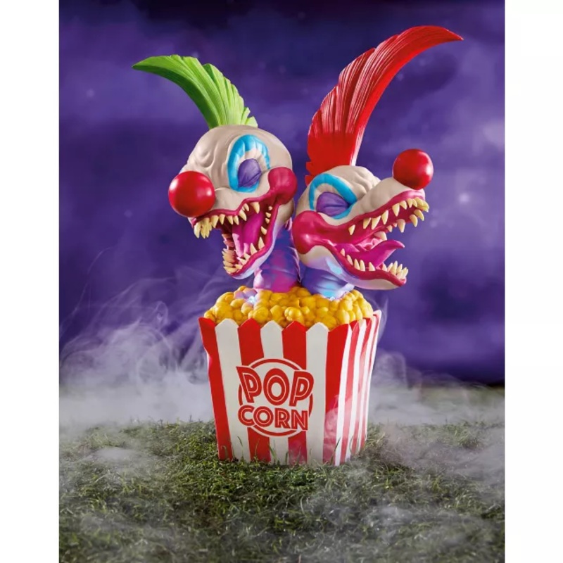 Light-Up Killer Klown Popcorn Statue - Killer Klowns from Outer Space MULTI-COLOR 13 INCHES
