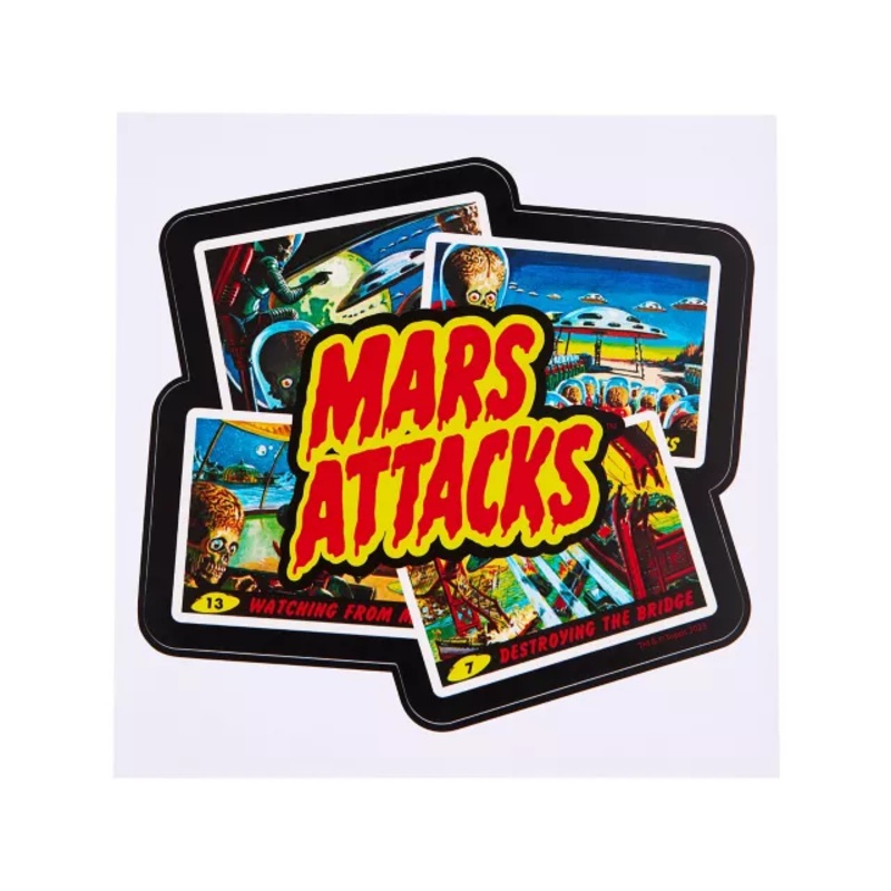 Mars Attacks Decal MULTI-COLOR
