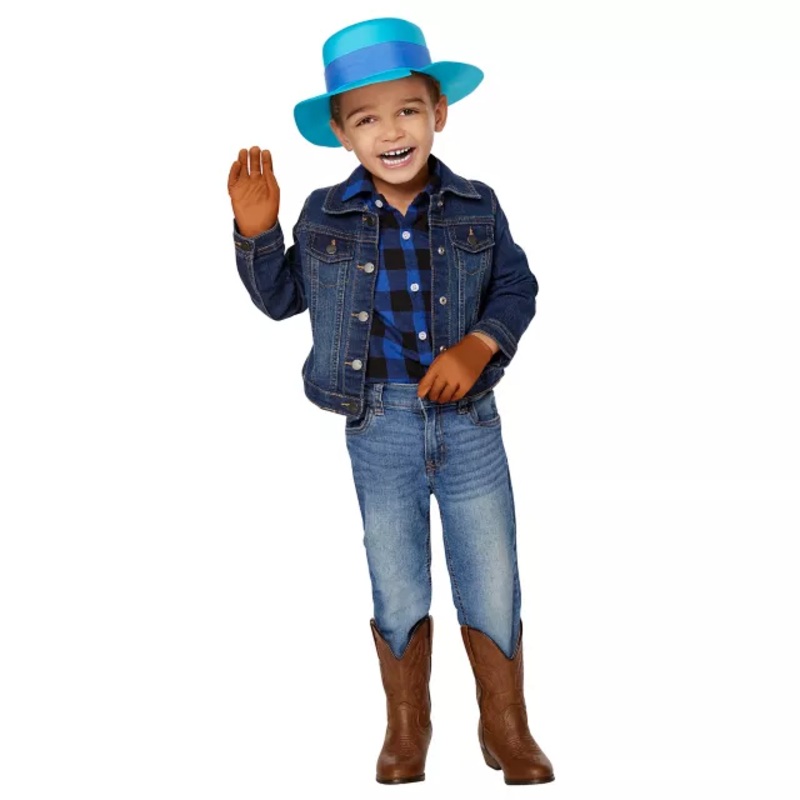 Miguel Hat and Gloves - Dino Ranch BLUE ONE SIZE FITS MOST