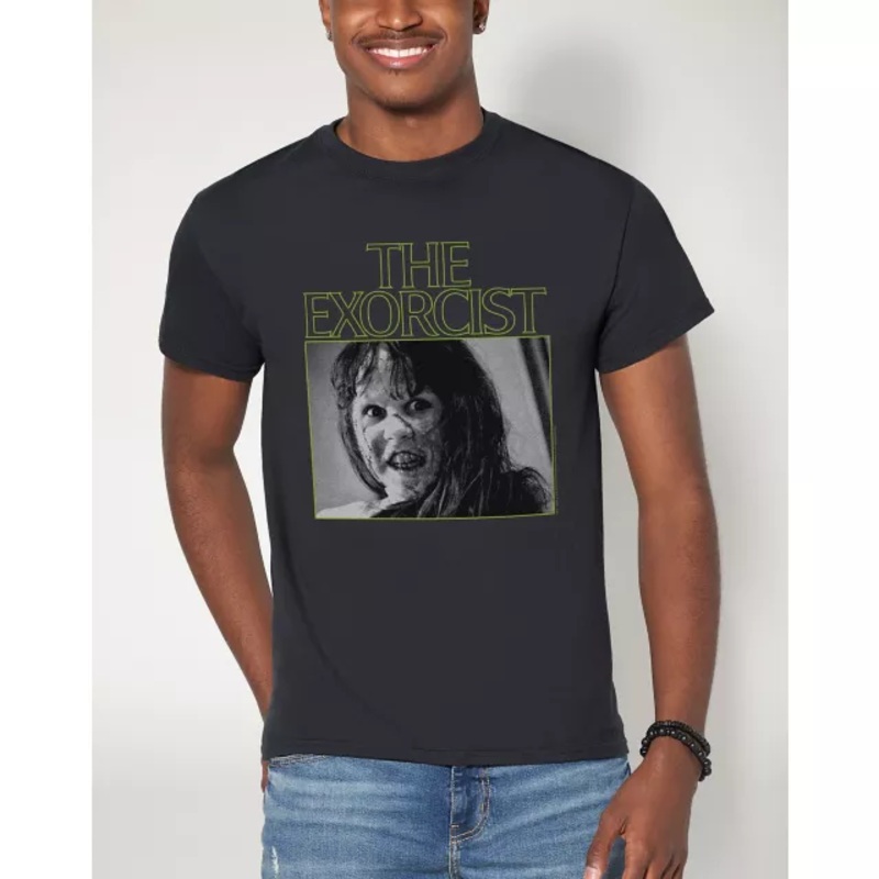 Regan T Shirt- The Exorcist BLACK ADULT SMALL