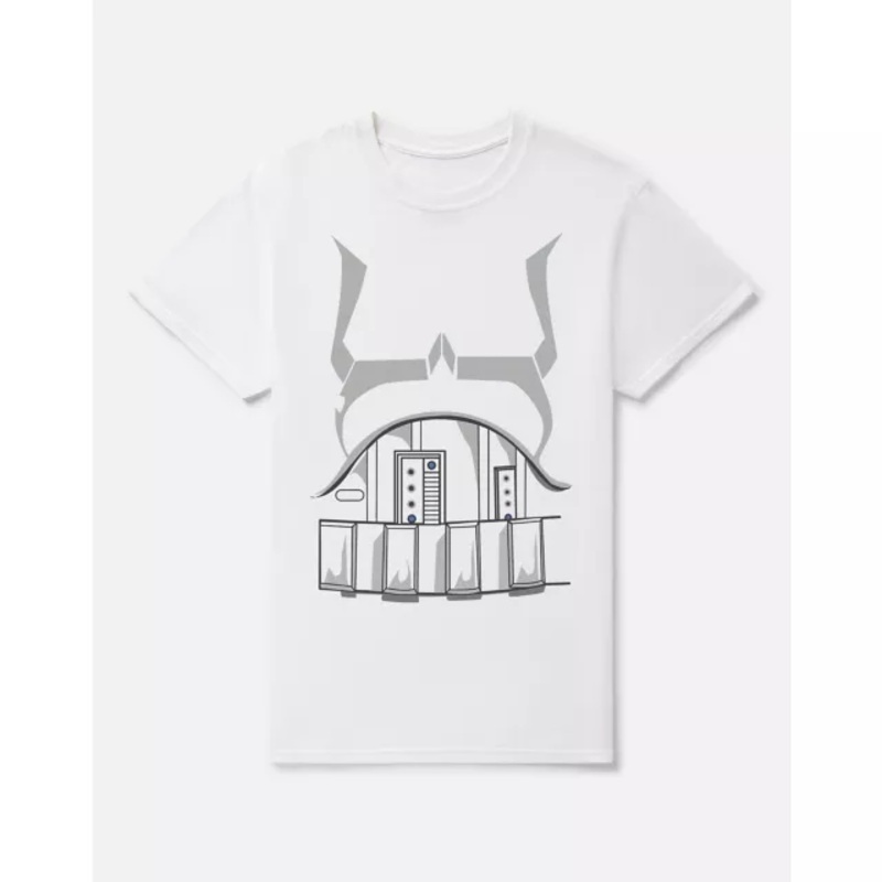 Storm Trooper Uniform T Shirt - Star Wars WHITE ADULT SMALL