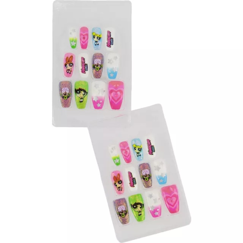 The Powerpuff Girls Press On Nails MULTI-COLOR ONE SIZE FITS MOST