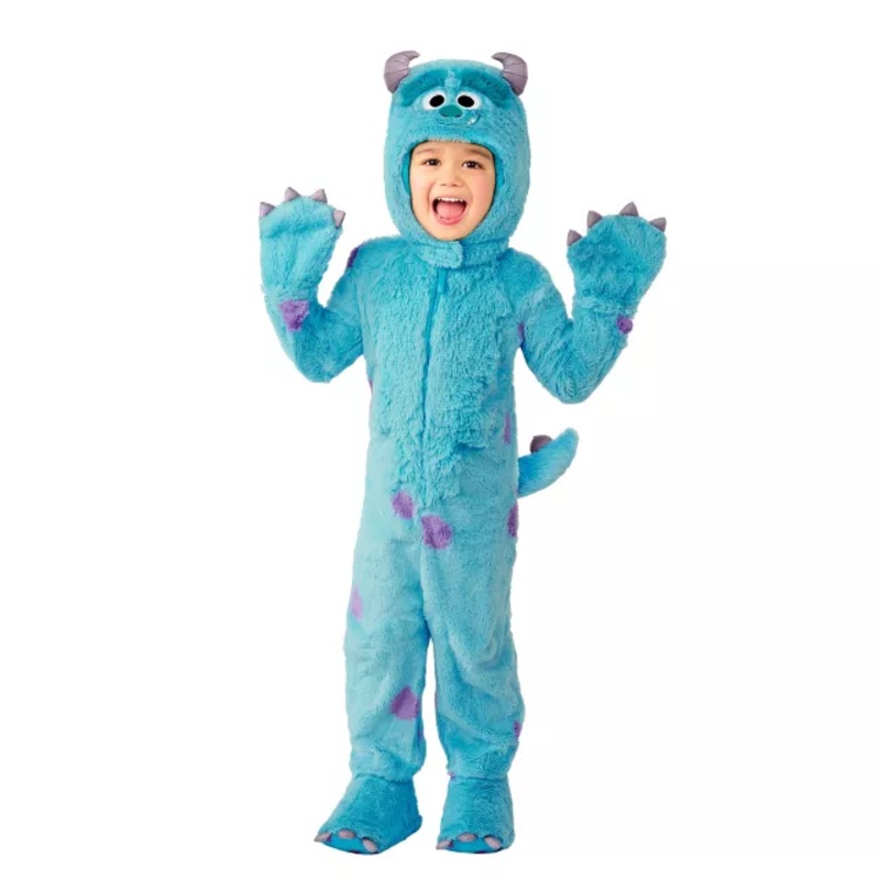 Toddler Sulley Jumpsuit Costume - Monsters Inc. BLUE 2T