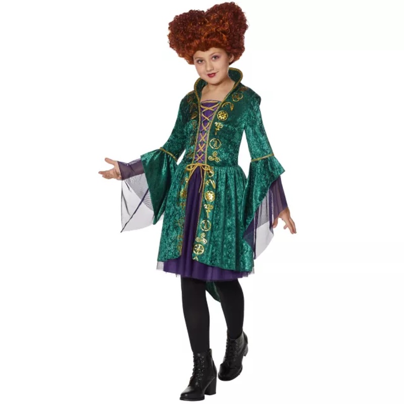 Tween Winifred Sanderson Dress - Hocus Pocus GREEN CHILD SMALL