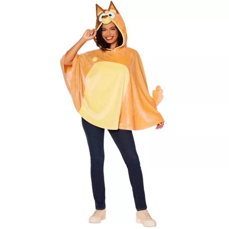 Adult Chilli Costume Top - Bluey ORANGE ONE SIZE FITS MOST