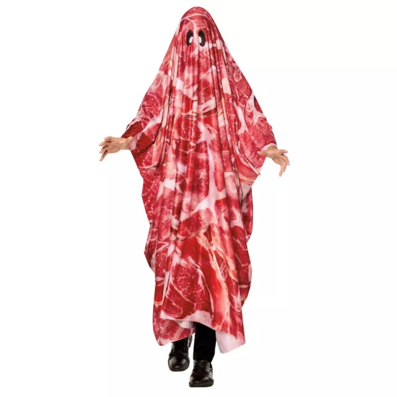 Adult Gabaghoul Costume RED AND WHITE ONE SIZE FITS MOST