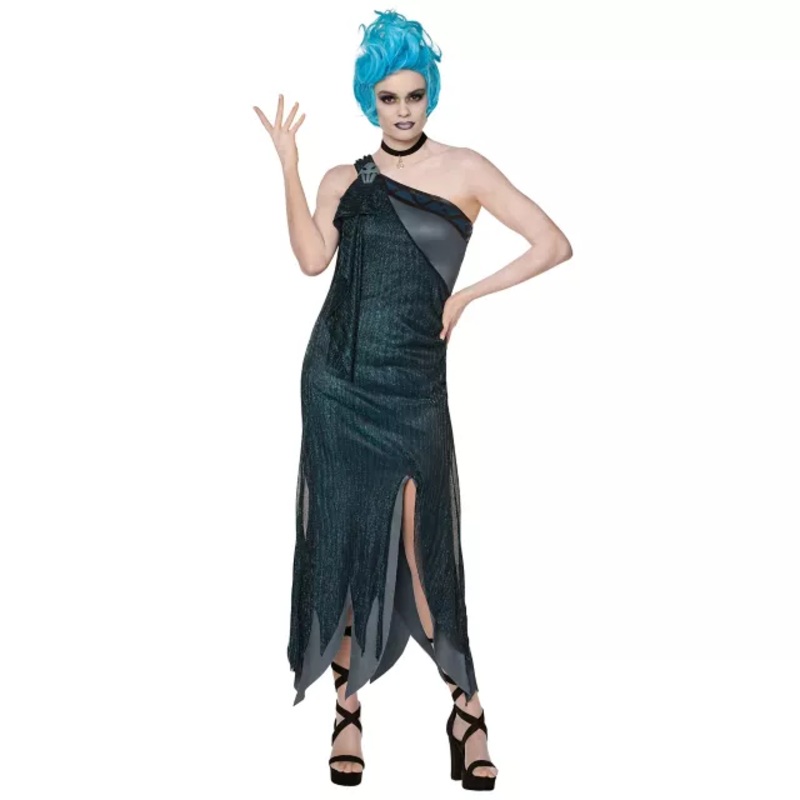 Adult Hades Costume - Hercules TEAL ADULT SMALL