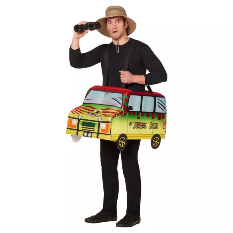 Adult Jurassic Park Ride Along Costume MULTI-COLOR ONE SIZE FITS MOST