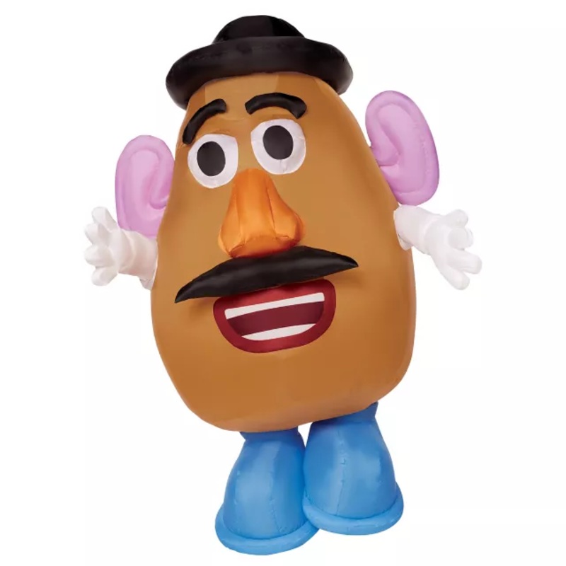 Adult Mr. Potato Head Inflatable Costume - Toy Story BROWN ONE SIZE FITS MOST