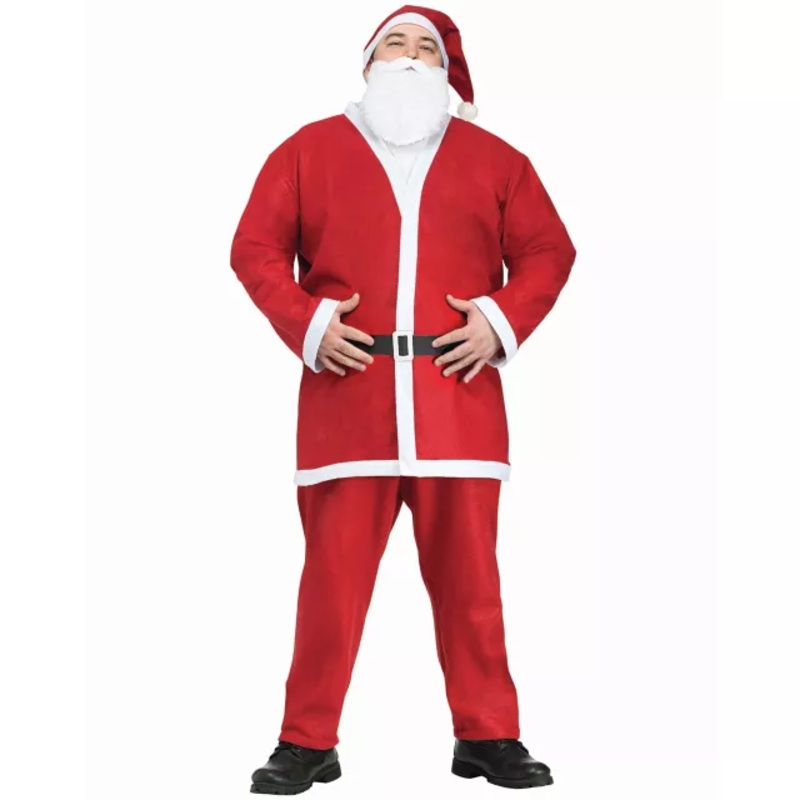 Adult Pub Crawl Sant Suit Plus Size Costume RED PLUS SIZE